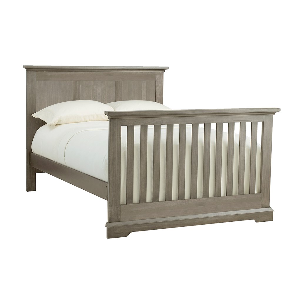Ash Gray Solid and Manufactured Wood Standard Four In One Convertible Crib HomeRoots