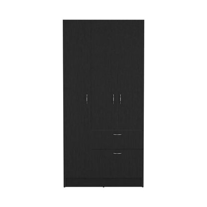 Two Piece Brown and Black Bedroom Set HomeRoots
