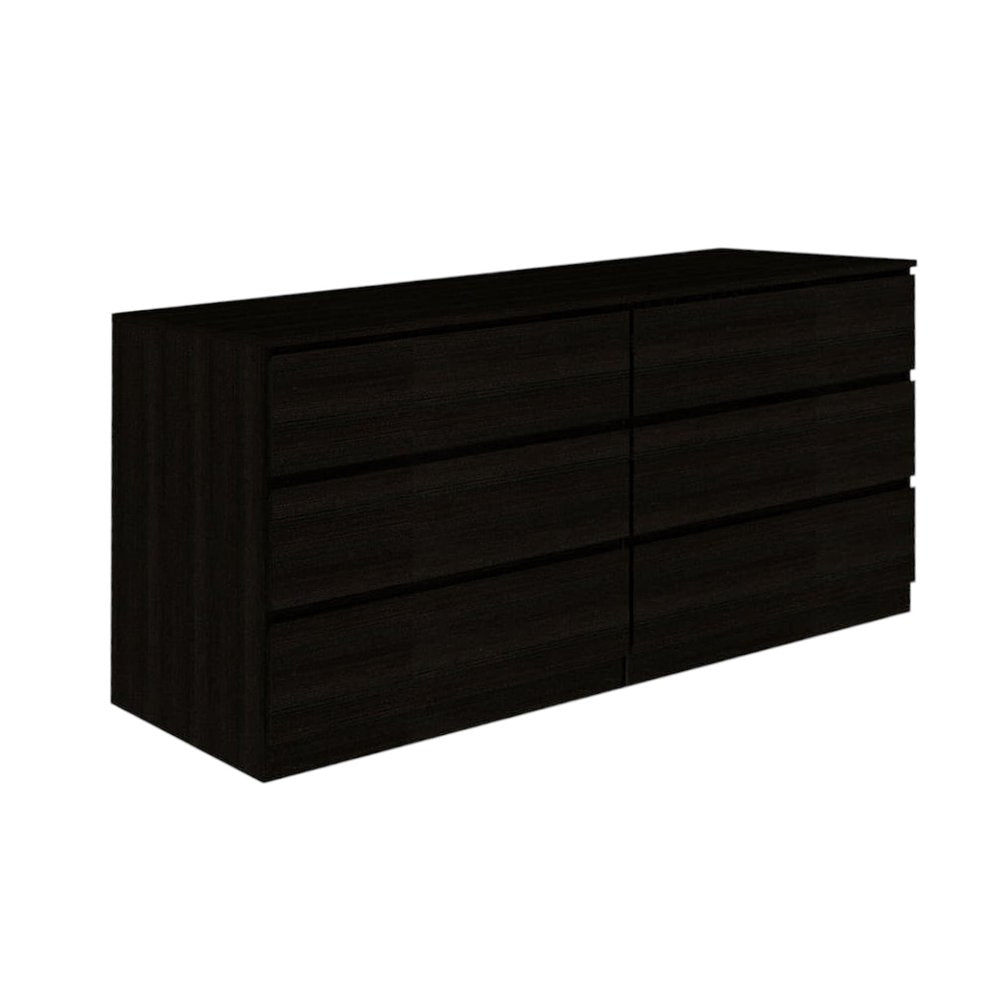 Three Piece Brown and Black Bedroom Set HomeRoots