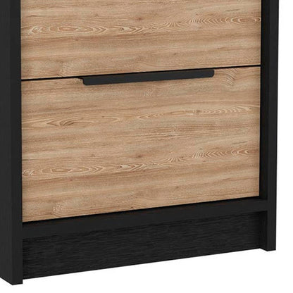 Three Piece Brown and Black Bedroom Set HomeRoots