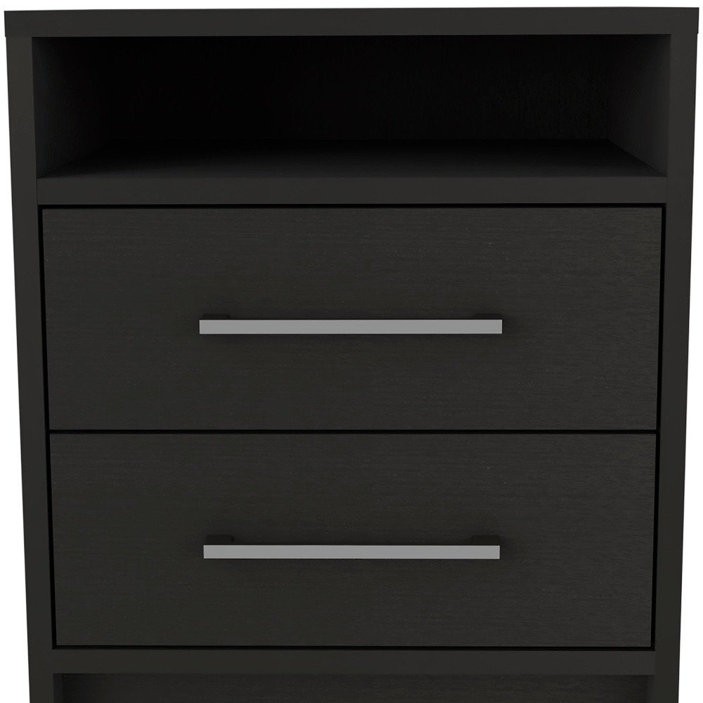 Two Piece Black and Gray Bedroom Set HomeRoots