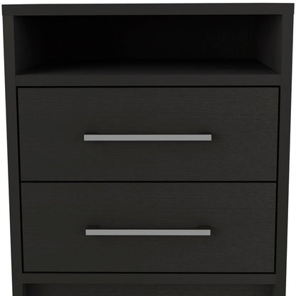 Two Piece Black and Gray Bedroom Set HomeRoots