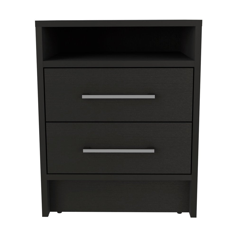 Two Piece Black and Gray Bedroom Set HomeRoots