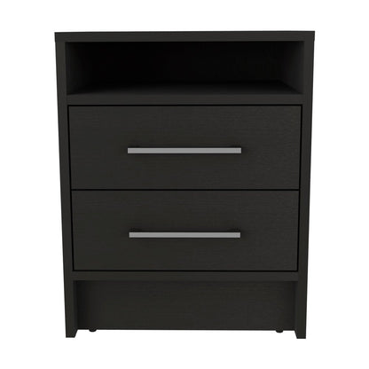 Two Piece Black and Gray Bedroom Set HomeRoots