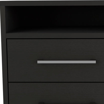 Two Piece Black and Gray Bedroom Set HomeRoots