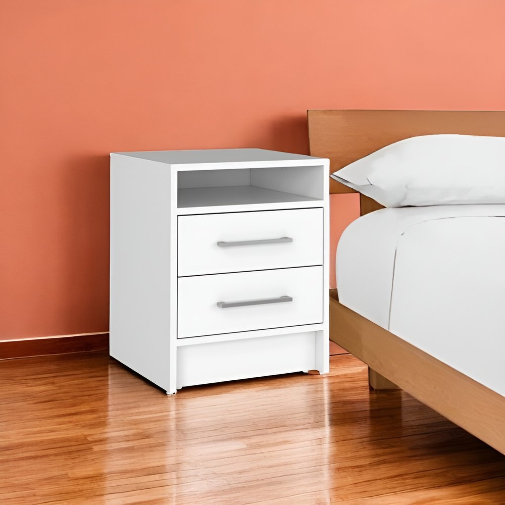 Two Piece White Bedroom Set HomeRoots