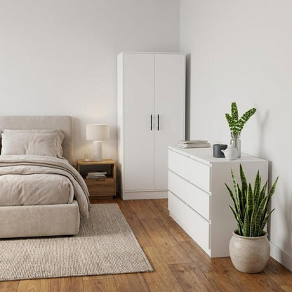 Two Piece White Bedroom Set HomeRoots