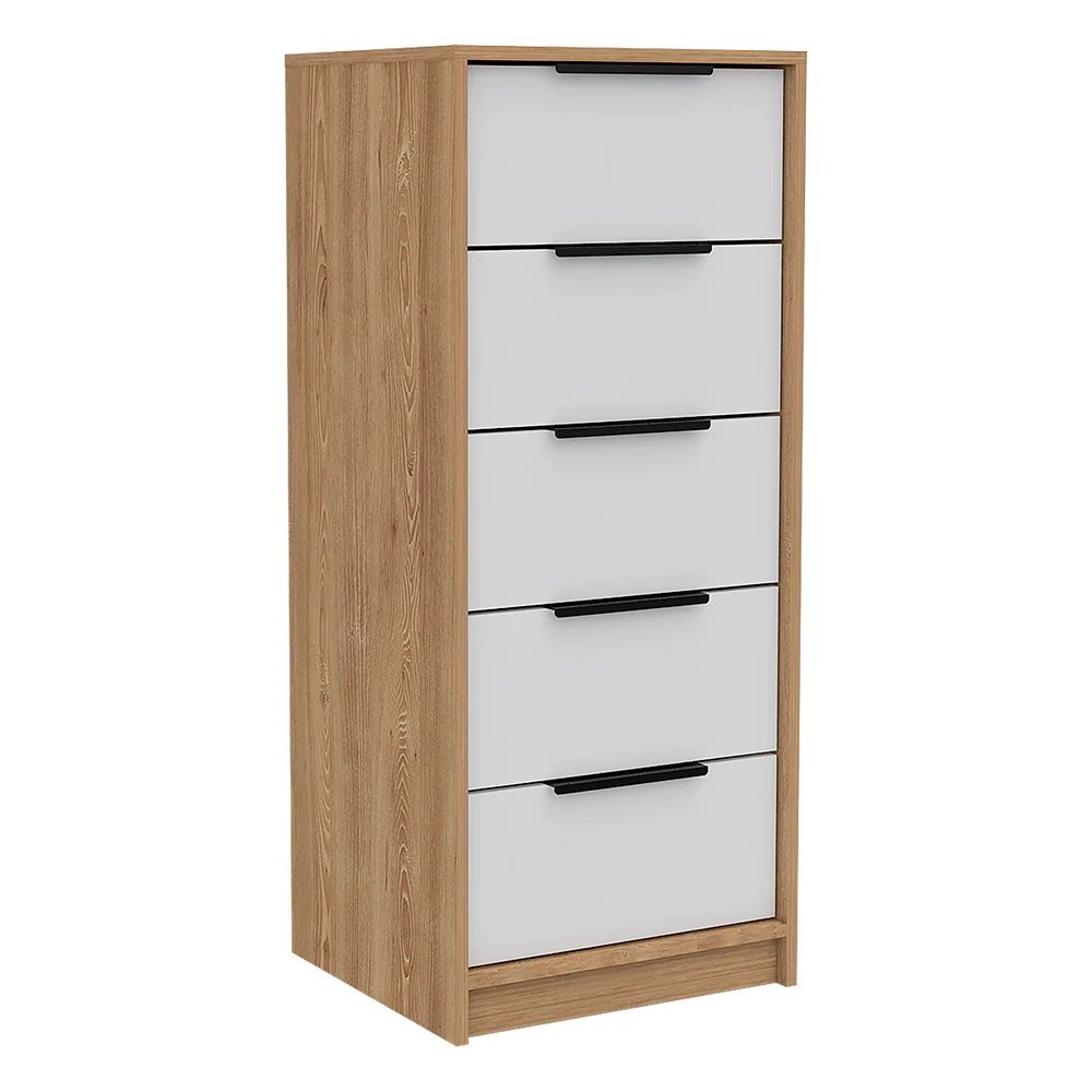 Two Piece White and Natural Bedroom Set — view 5