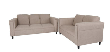 Two Piece Deep Taupe Five Person Seating Set HomeRoots