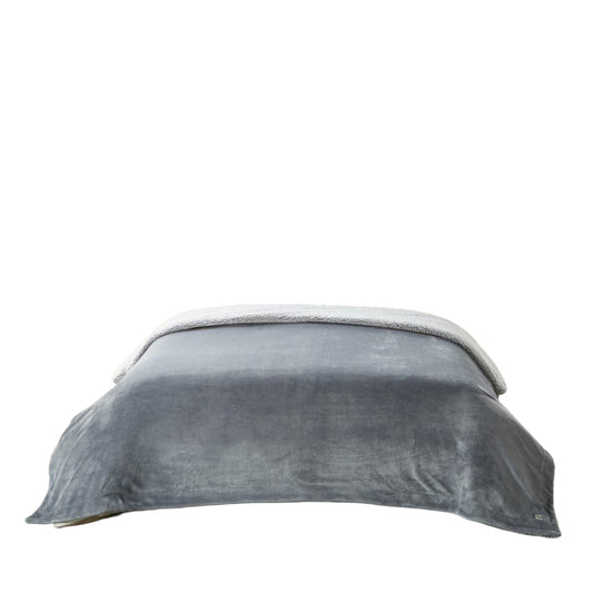 80" X 60" Hunter Green Knitted Polyester Plush Throw Blanket HomeRoots