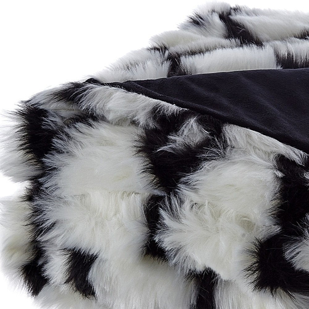 60" X 50" Blush Knitted Acrylic Geometric Throw Blanket HomeRoots