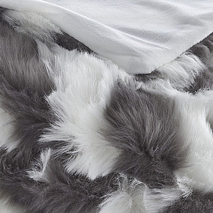 60" X 50" Blush Knitted Acrylic Geometric Throw Blanket HomeRoots