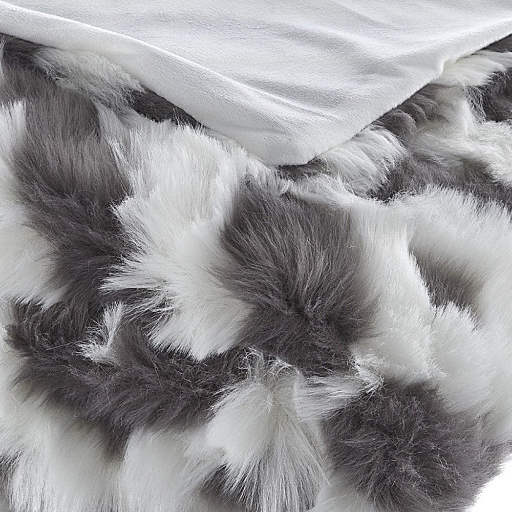 60" X 50" Blush Knitted Acrylic Geometric Throw Blanket HomeRoots