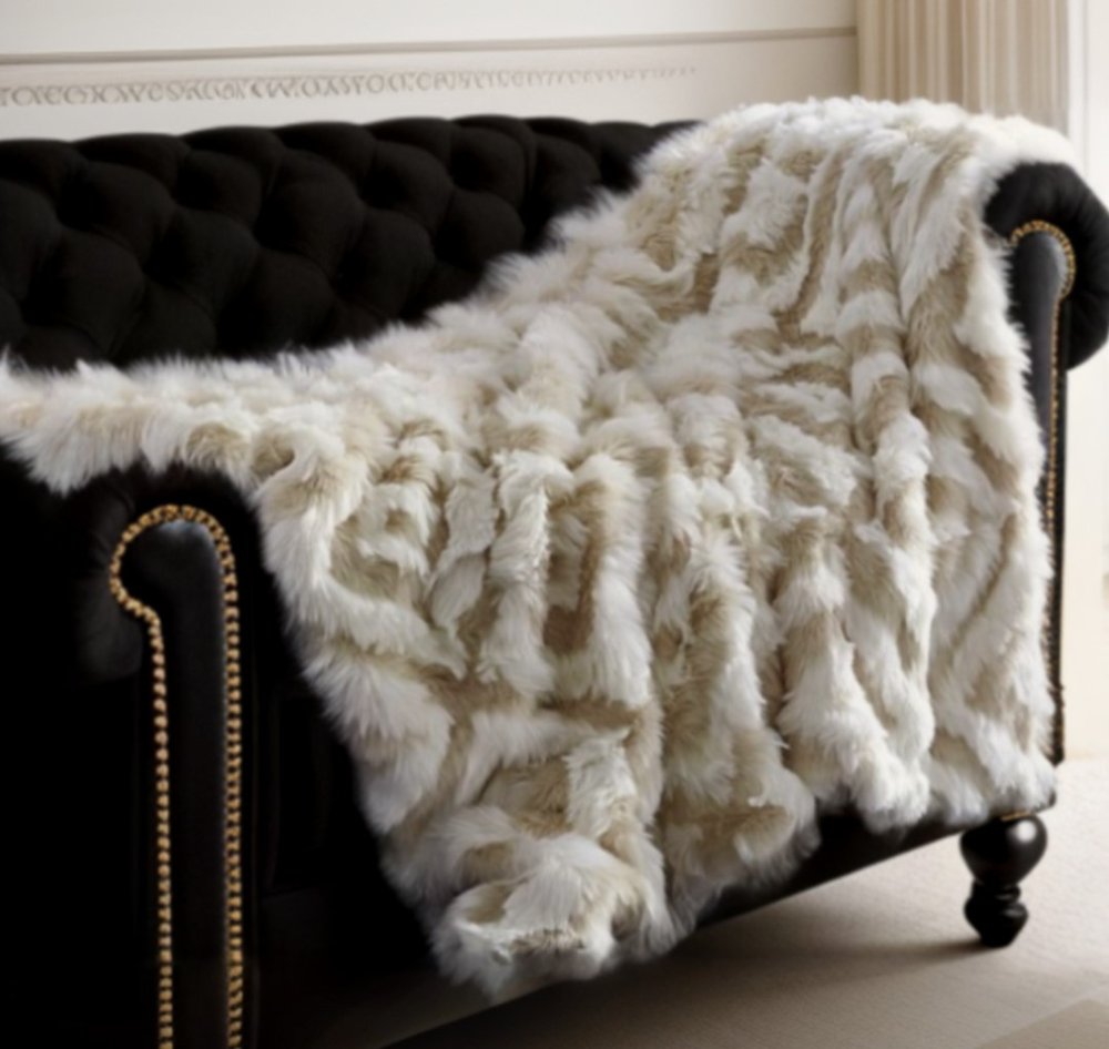 60" X 50" Blush Knitted Acrylic Geometric Throw Blanket HomeRoots