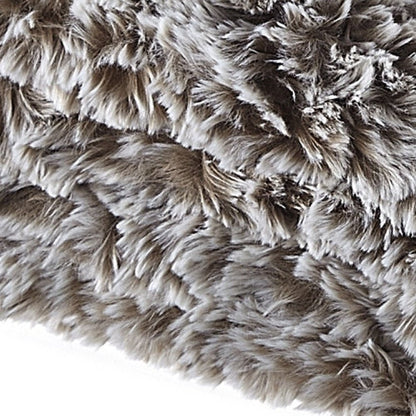 60" X 50" Black Knitted Polyester Plush Throw Blanket HomeRoots