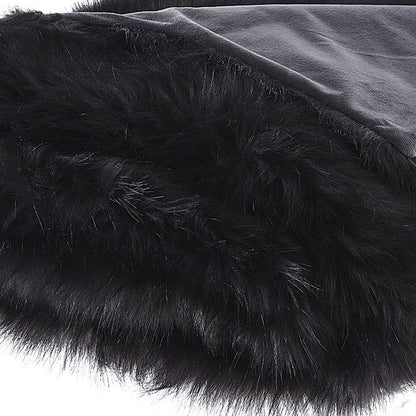 60" X 50" Brown Knitted Acrylic Animal Print Throw Blanket HomeRoots