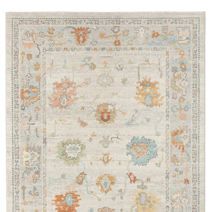 2' X 3' Blue and Orange Floral Stain Resistant Indoor Outdoor Area Rug HomeRoots