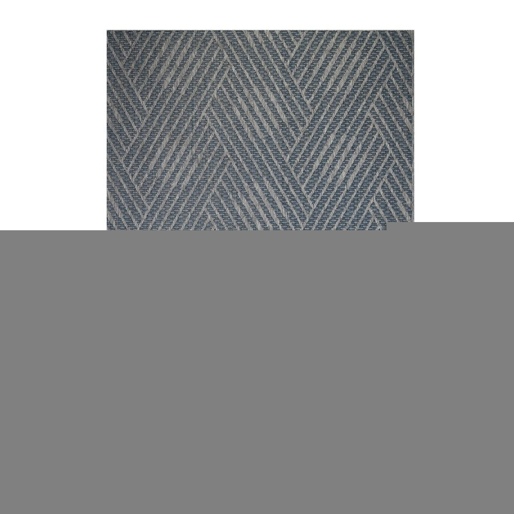 8' X 10' Gray and Blue Geometric Stain Resistant Indoor Outdoor Area Rug HomeRoots