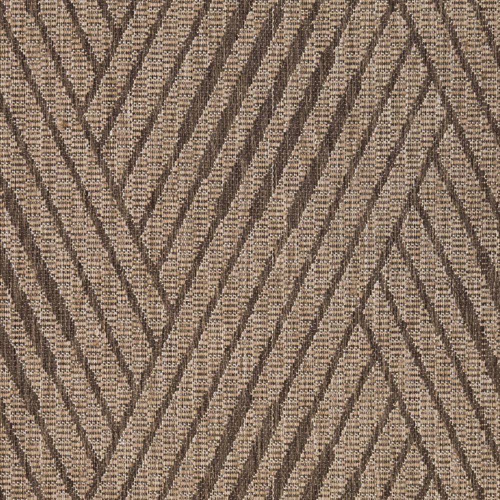 8' X 10' Gray and Blue Geometric Stain Resistant Indoor Outdoor Area Rug — view 88