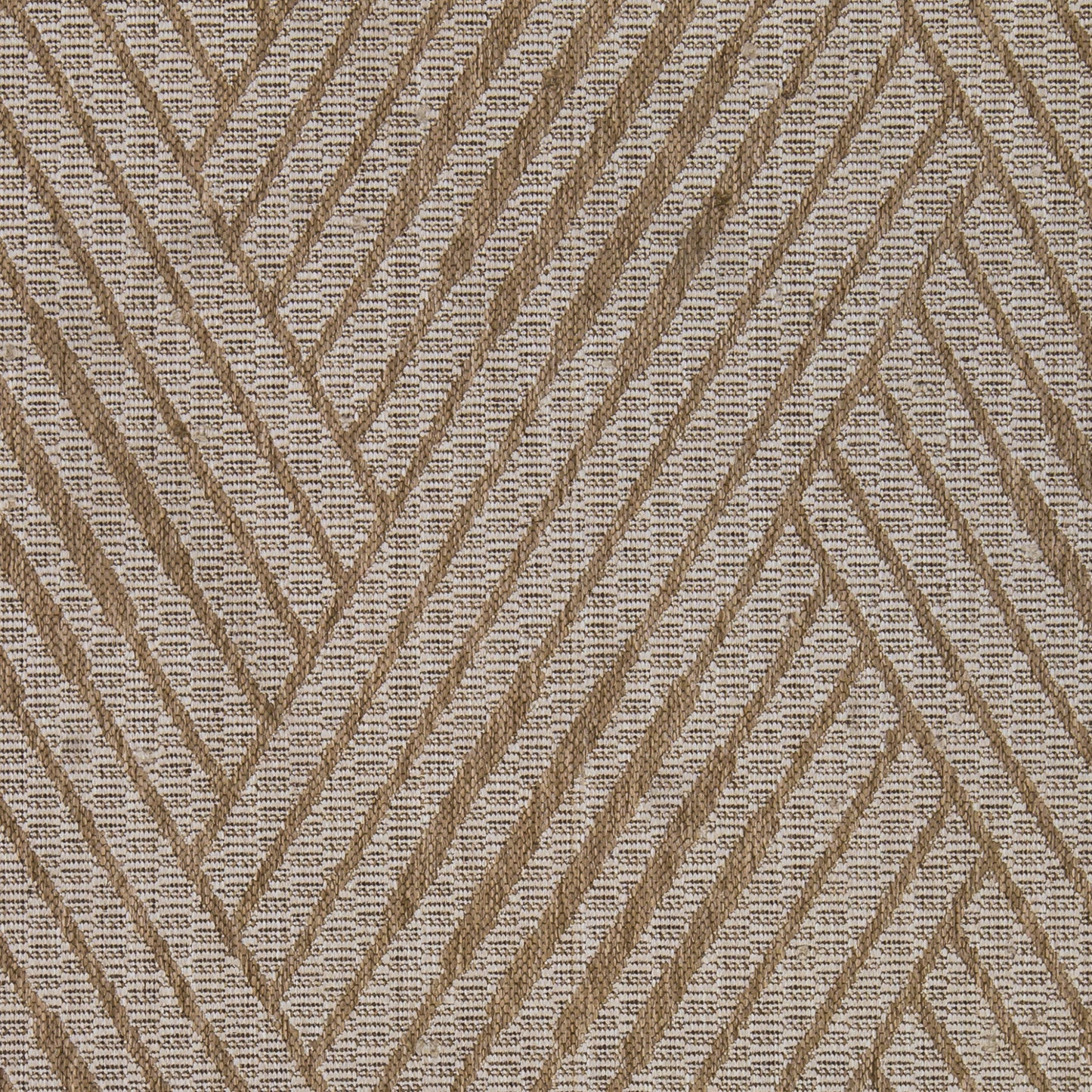 8' x 10' Beige Geometric Stain Resistant Indoor Outdoor Area Rug