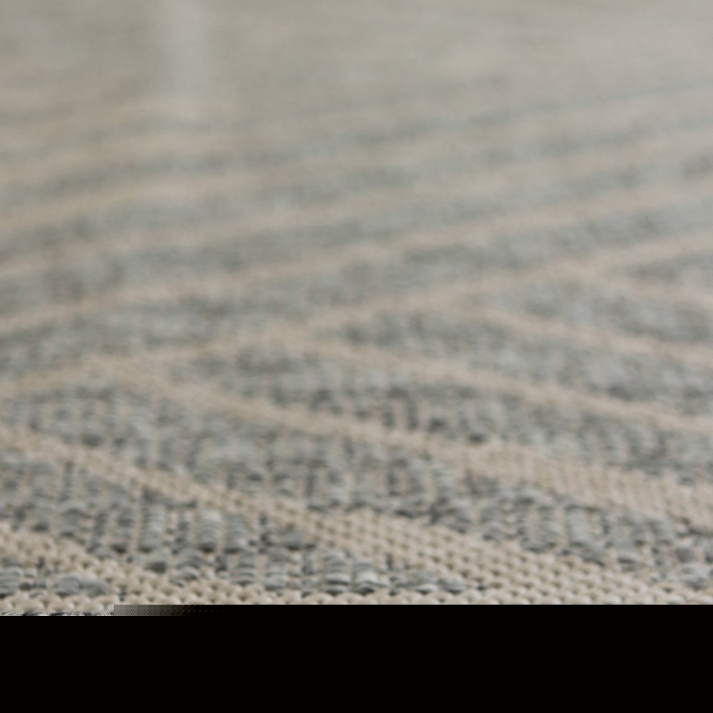 8' X 10' Gray and Blue Geometric Stain Resistant Indoor Outdoor Area Rug HomeRoots
