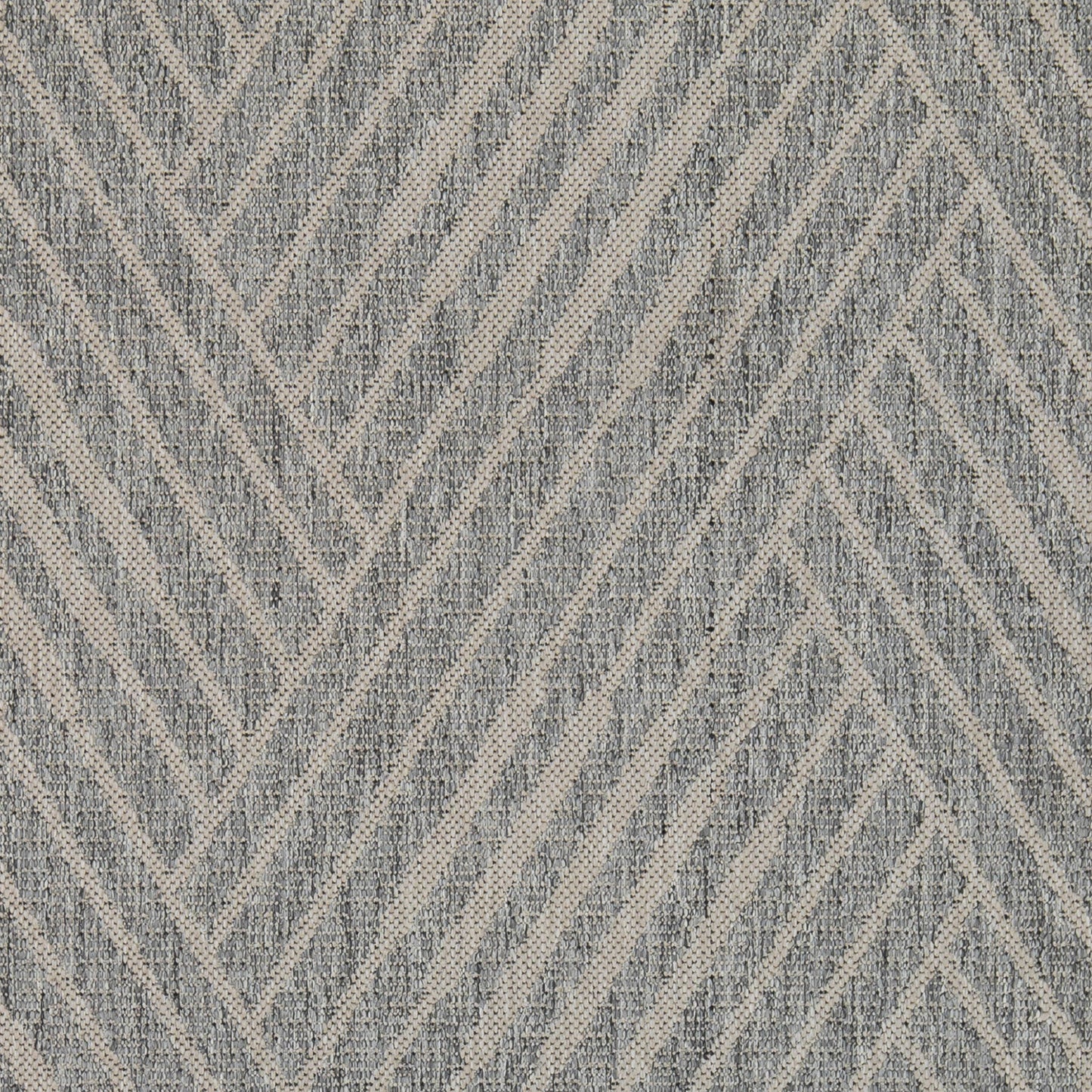 8' x 10' Beige Geometric Stain Resistant Indoor Outdoor Area Rug