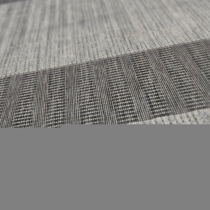 8' X 10' Blue and Gray Striped Stain Resistant Indoor Outdoor Area Rug HomeRoots