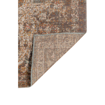 2' X 3' Beige Gray and Taupe Medallion Power Loom Area Rug - 48.0" (L) x 48.0" (W) x 0.43" (H)