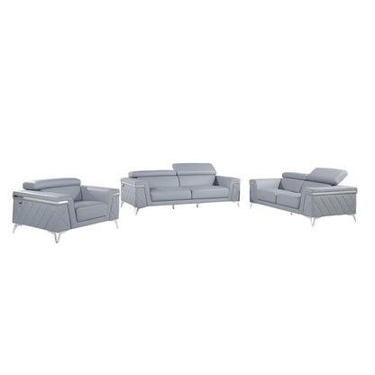 Three Piece Indoor Blue Five Person Seating Set HomeRoots