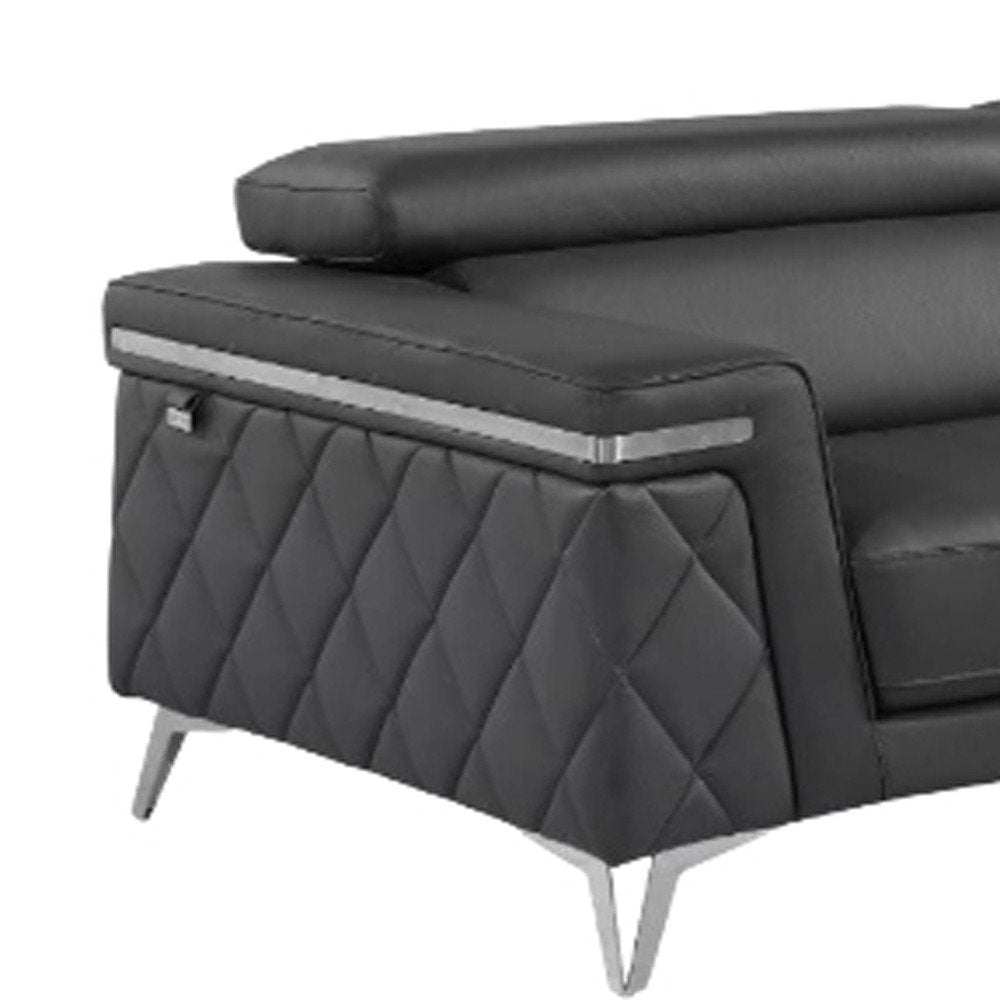 Two Piece Gray Four Person Seating Set HomeRoots