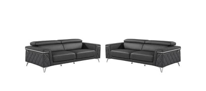 Two Piece Gray Four Person Seating Set HomeRoots