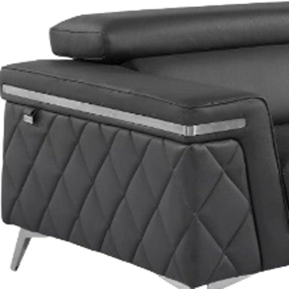 Two Piece Gray Four Person Seating Set HomeRoots