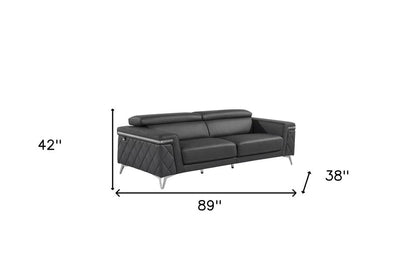 Two Piece Gray Four Person Seating Set HomeRoots