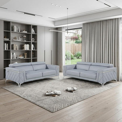 Two Piece Blue Four Person Seating Set HomeRoots