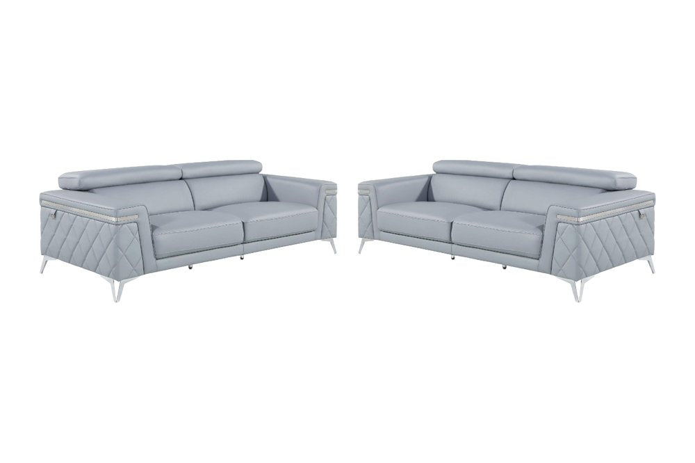 Two Piece Blue Four Person Seating Set HomeRoots