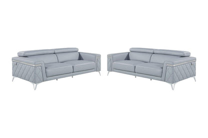 Two Piece Blue Four Person Seating Set HomeRoots