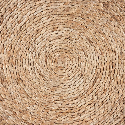 15" Set of Two Natural Jute Round Placemats HomeRoots