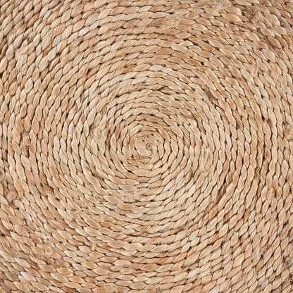 15" Set of Two Natural Jute Round Placemats HomeRoots