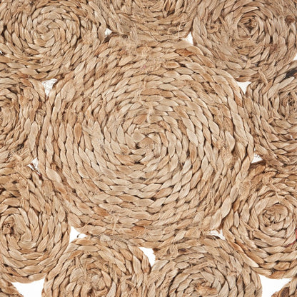 15" Set of Two Natural Braided Jute Round Placemats HomeRoots