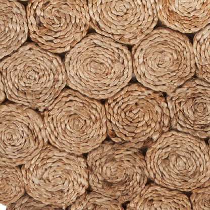 80" Natural Geometric Circles Scalloped Shape Jute Table Runner HomeRoots