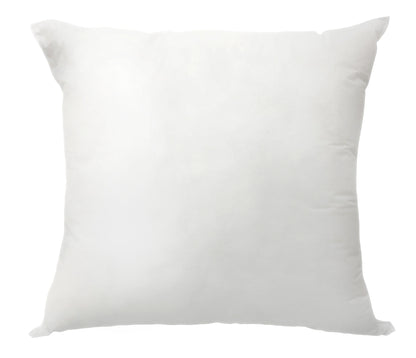 20" White Down Feather Throw Pillow Insert