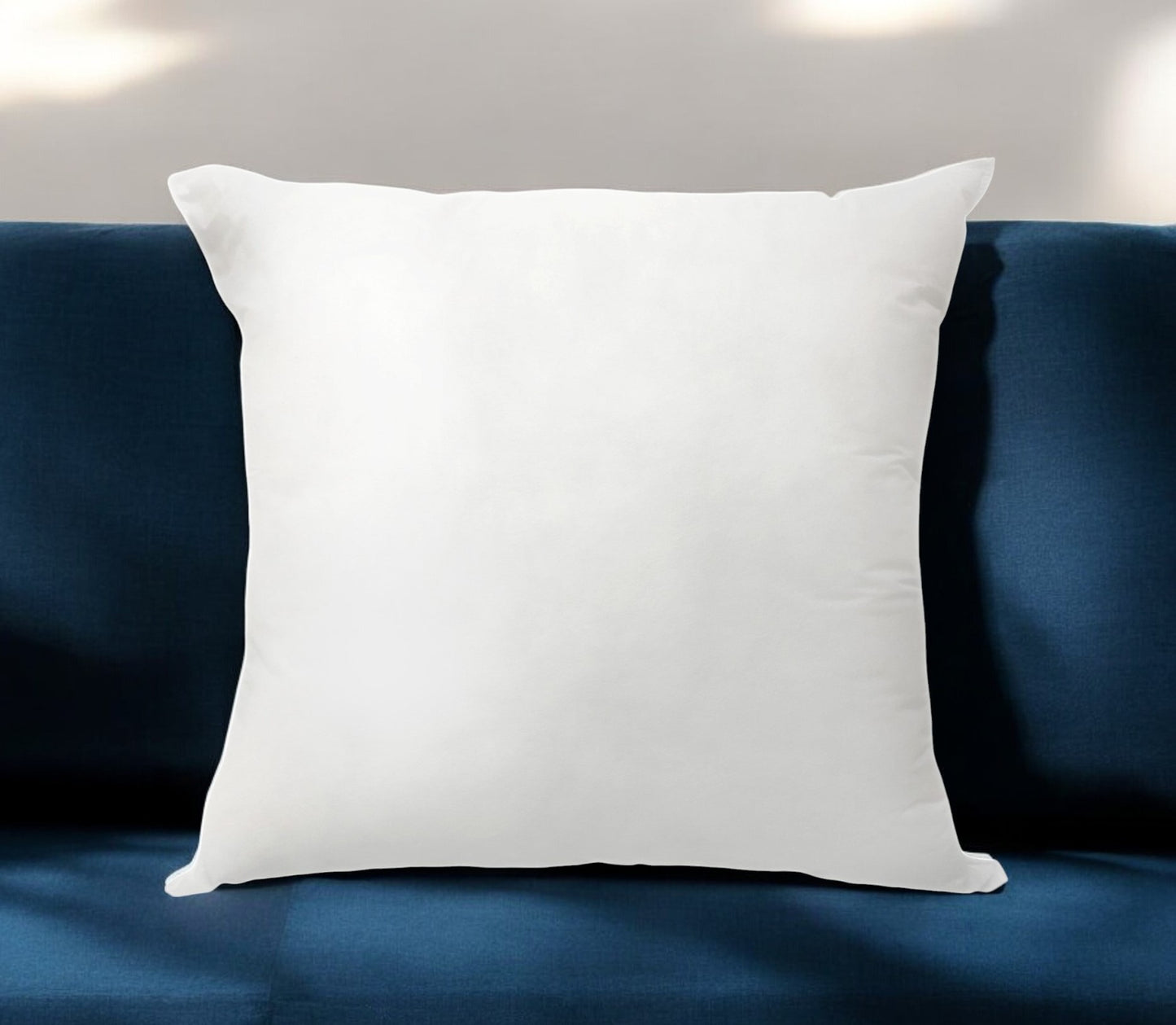 20" White Down Feather Throw Pillow Insert