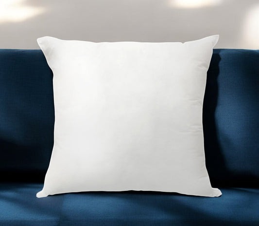 20" White Down Feather Throw Pillow Insert