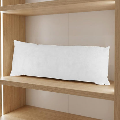 14" X 36" White Lumbar Throw Pillow Insert