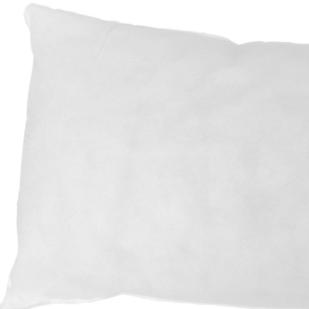 14" X 20" White Lumbar Throw Pillow Insert — view 6