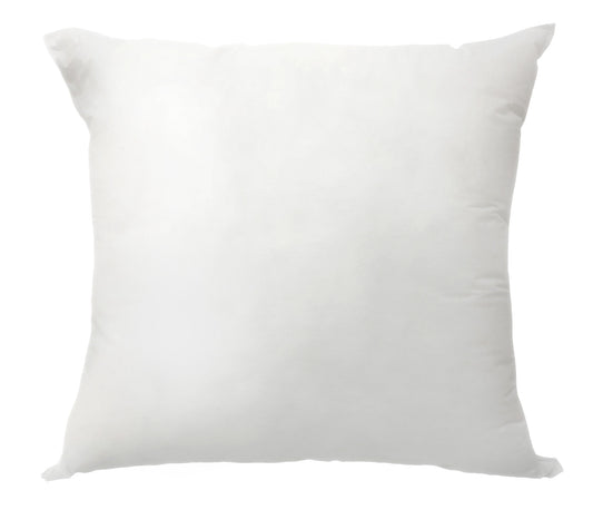 18" X 18" White Polyester Blown Seam Pillow Insert