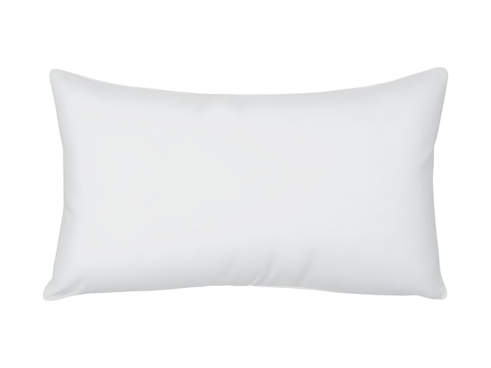 16" X 24" White Lumbar Throw Pillow Insert — view 2