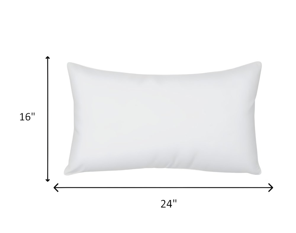 16" X 24" White Lumbar Throw Pillow Insert — view 5