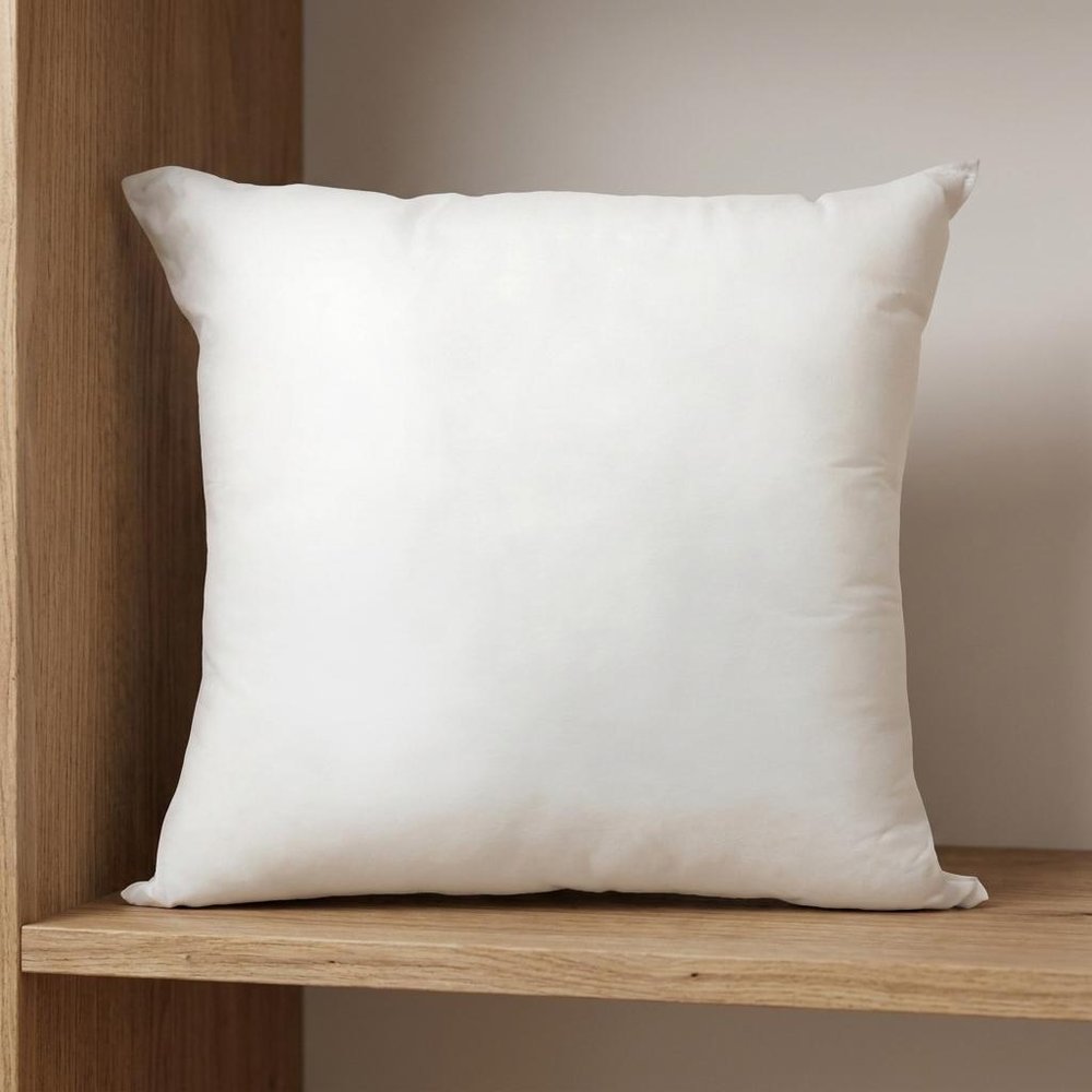 22" White Throw Pillow Insert