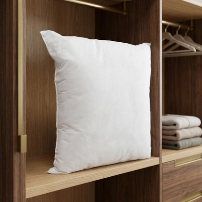 24" White Throw Pillow Insert HomeRoots